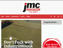 Tablet Screenshot of jmc-magazin.de